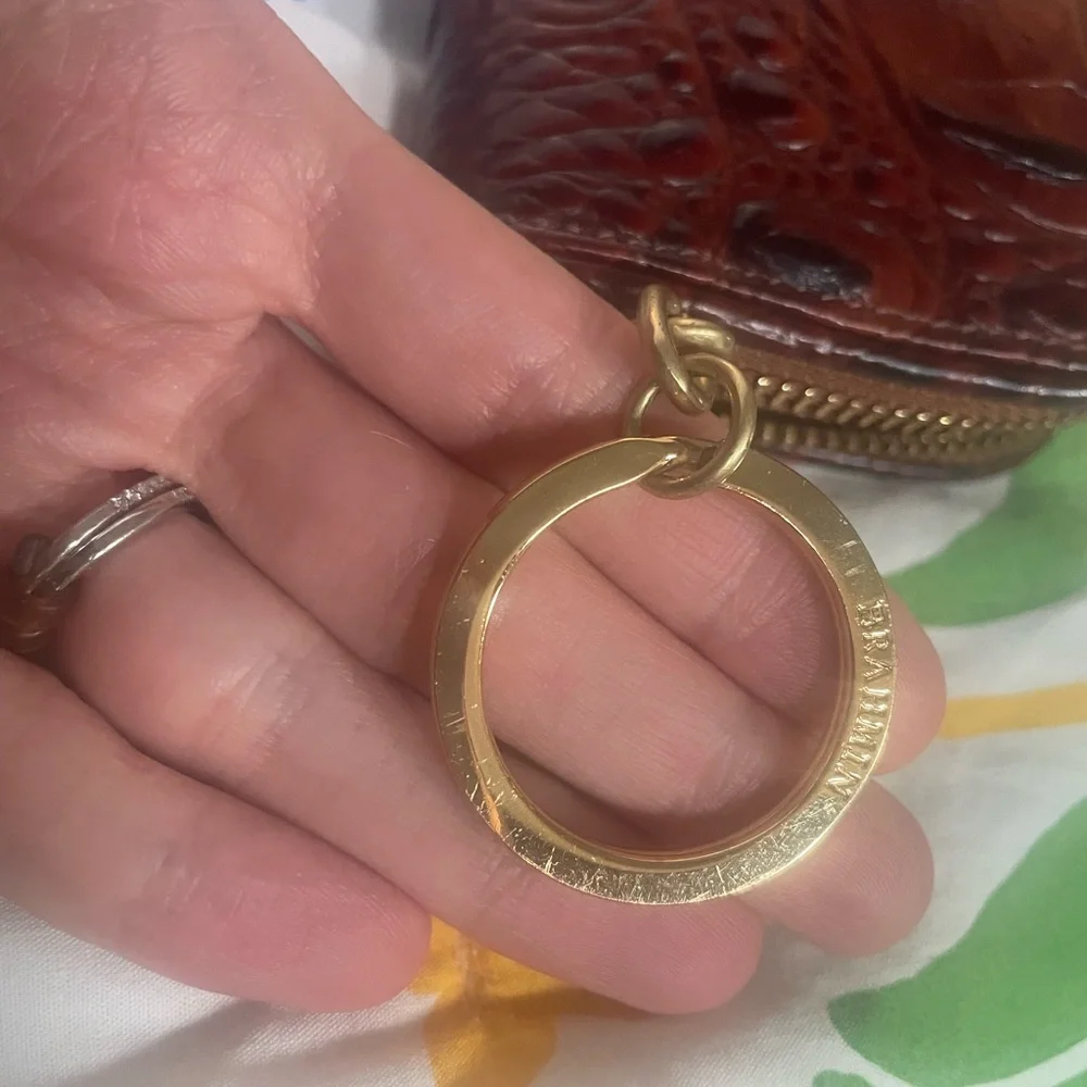 Brahmin Pecan Melbourne Wallet Coin Purse 👛 - Picture 12 of 12